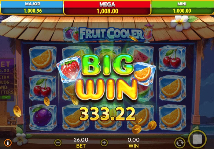 Fruit Cooler μεγάλη νίκη